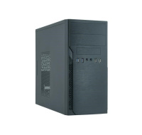 BAZAR - CHIEFTEC skříň Elox Series / Minitower, HO-12B-OP, Black, bez zdroje - Poškozený obal (Komplet)