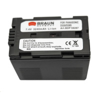 Braun akumulátor PANASONIC D320, D28, 3240mAh