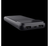 TRUST Powerbanka Avala, 10000 mAh, 1xUSB-C + 2xUSB, černá