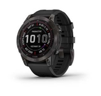 Garmin fenix® 7 Sapphire Solar, Grey DLC Titanium / Black Band, EU