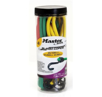 Master Lock Upínací gumy s háčky  (6 ks / balení)