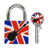 Master Lock Visací zámek  z pevného hliníku 3430EURDGUITAR - 30mm