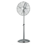 Orava SF-200 X stojanový kovový ventilátor, 3 stupně rychlosti, automatické otáčení, stříbrná