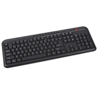 C-TECH klávesnice KB-102M USB, multimediální, slim, black, CZ/SK