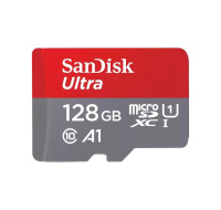 SanDisk MicroSDXC karta 128GB Ultra (140MB/s, A1 Class 10 UHS-I ) + adaptér