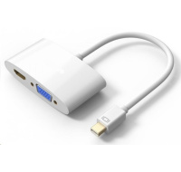 PREMIUMCORD Adaptér Mini DisplayPort - HDMI + VGA , FULL HD 1080p, 4K*2K@30Hz