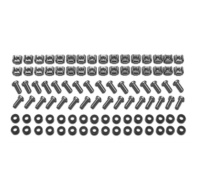 APC EasyRack M6 Hardware Kit, 32sets of M6 cage nuts, nylon washers,slot/phillips screws