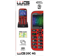 WG - Mobilní telefon WG20C / red