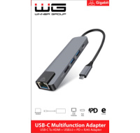 WG - Type-C HUB / HDMI / RJ45 / USB3.0 / hlinik