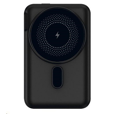 WG Powerbank 10000 mAh s nabíjecím slotem na Apple Watch a stojánkem/black