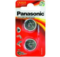 PANASONIC Lithiová baterie (knoflíková) CR-2025EL/2B  3V (Blistr 2ks)