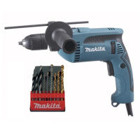 Makita HP1641K1X příklepová vrtačka s příslušenstvím