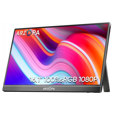 Arzopa Z1C Portable Monitor 16.1" IPS Full HD 1080p Metal Housing Přenosný monitor
