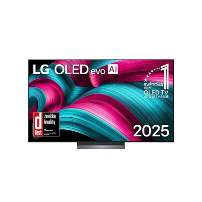 LG OLED65C54LA 65" 4K Smart TV, OLED evo, Perfect Black, webOS, AI Magic Remote, HDMI 2.1, USB, Wi-Fi, Bluetooth