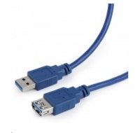 GEMBIRD Kabel USB 3.0 A-A prodlužovací 3m modrý