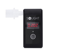 Solight alkohol tester mini, Fuel Cell, 0,0 - 5,0‰ BAC,citlivost 0,08‰