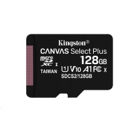 Kingston MicroSDXC karta 128GB Canvas Select Plus 100R A1 C10 - 1 ks