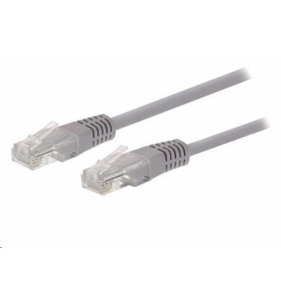 C-TECH kabel patchcord Cat5e, UTP, šedý, 20m