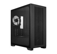 Cooler Master case Elite 301 Lite, mATX, Průhledná bočnice, 1x 120mm Fan, Černá