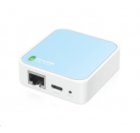 TP-Link TL-WR802N WiFi4 router (N300, 2,4GHz, 1x100Mb/s LAN/WAN, 1xmicroUSB)