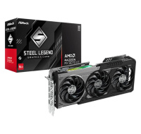 ASRock VGA AMD Radeon RX 9070 XT Steel Legend Dark 16GB, RX 9070 XT, 16GB GDDR6, 3xDP, 1xHDMI