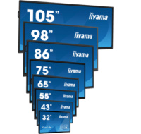 iiyama ProLite IDS, Projected Capacitive, 10 TP, Full HD, USB, USB-C, Ethernet, Android, white