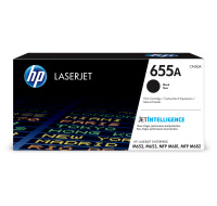 HP 655A Black Original LaserJet Toner Cartridge (CF450A) (12,500 pages)