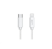 WG - Datový kabel Lightning Mfi na Type-C, 1 metr, 3A, bílá
