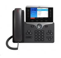 Cisco CP-8861-3PCC-K9=, VoIP telefon, 10line, 2x10/100/1000, 5" displej, Wi-Fi, Bluetooth, 2xUSB, PoE