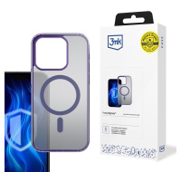 3mk ochranný kryt Frosty MagCase Purple pro Apple iPhone 16 Pro Max