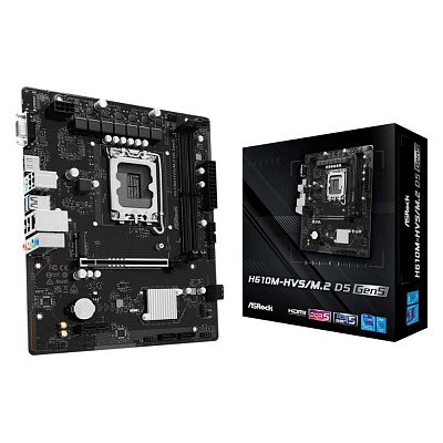 ASRock MB Sc LGA1700 H610M-HVS/M.2 D5 Gen5, Intel H610, 2xDDR5, 1xHDMI, 1xVGA, mATX