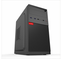 BAZAR - 1stCOOL skříň STEP 5, micro tower, AU, USB 3.0, bez zdroje, černá, poškozený obal