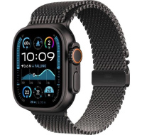 Apple Watch Ultra 2 (2024) GPS + Cellular 49mm Black Titanium Case with Black Titanium Milanese Loop - L