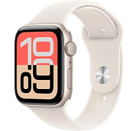 Apple Watch SE 3 GPS 40mm Starlight Aluminium Case with Starlight Sport Band - S/M