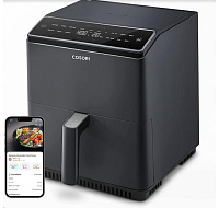 BAZAR - BAZAR - Cosori Dual Blaze 6.4L SMART horkovzdušná  fritéza + 5x špíz a gril. rošt, black - Poškozený obal (Kompl