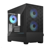 FRACTAL DESIGN skříň Pop Mini Air RGB Black TG Clear Tint, 2x USB 3.0, bez zdroje, mATX