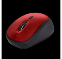 BAZAR - TRUST myš Yvi+ Wireless Mouse Eco Red, červená - Poškozený obal (Komplet)