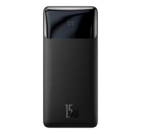 Baseus Bipow powerbanka s digitálním displejem 30000mAh 15W černá