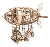 RoboTime dřevěné 3D puzzle Pohádková vzducholoď