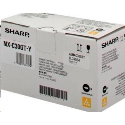 Sharp cartridge toner yellow (6.000 kópií) MX-C250FE, C300WE, C300PE