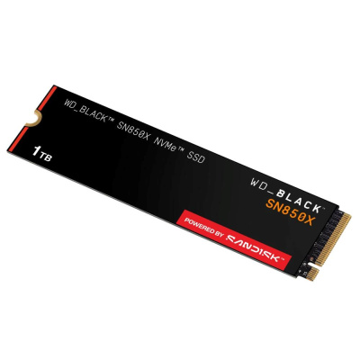 WD BLACK SSD NVMe 1TB PCIe SN850X Powered by SanDisk, Gen4, (R:7300, W:6300MB/s)
