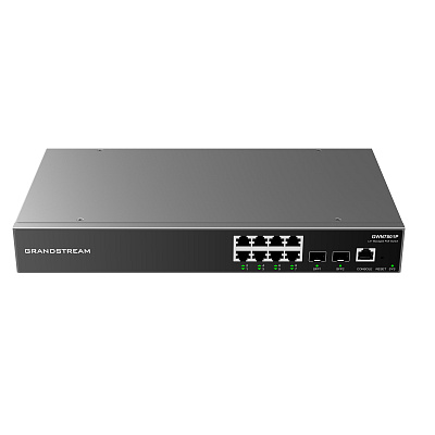 Grandstream GWN7801P Layer 2+ Managed Network PoE Switch  8 portů / 2 SFP