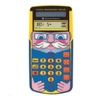 TEXAS Instrument kalkulačka - Little Professor Solar Kapesní grafická kalkulačka vícebarevná