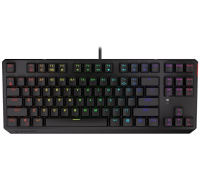 Endorfy herní klávesnice Thock TKL Khail  BL RGB /USB/ blue sw. / drátová / mechanická / US layout / černá RGB