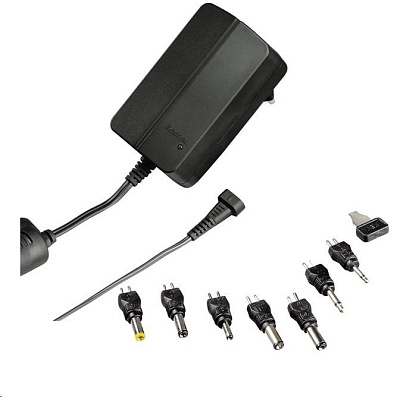 Hama univerzálny sieťový napájací zdroj 12 V/2250 mA, nastaviteľný, 7 konektorov