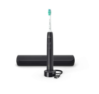 Philips HX3673/14 Sonicare 3100, zubní kartáček, pro dospělé, 31000 kmitů/min, časovač, tlakový senzor, pouzdro, černý