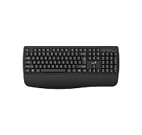 GENIUS Klávesnice KB-7123, membránová, bezdrátová, CZ+SK layout, Copilot klávesa, Ergo předložka, černá