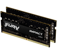 KINGSTON SODIMM DDR4 16GB (Kit of 2) 2666MT/s CL15 FURY Impact