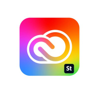 Adobe Creative Cloud for teams All Apps with Adobe Stock MP ML (+CZ) COM NEW 1 User, 12 Months, Level 1, 1-9 Lic