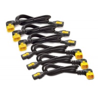 APC Power Cord Kit (6 ks), Locking, C13 to C14, (90°), 0.6m